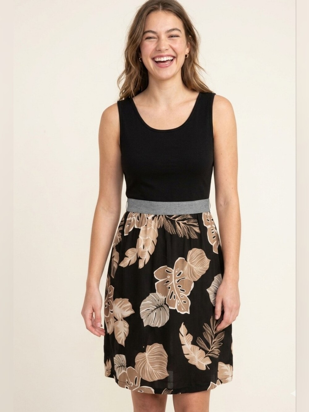Sonoma Tropical Tank Top Dress